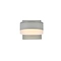 Cling 60W Raine Integrated LED Wall Sconce, Silver CL2571302